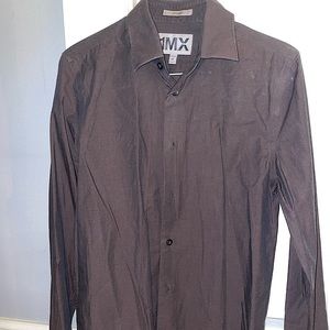 Express Dress Shirt / Brown / XS / Fitted